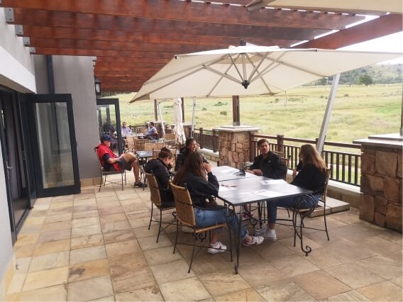 Flycatcher Restaurant 02 Tennis in Highland Gate Golf and Trout Estate